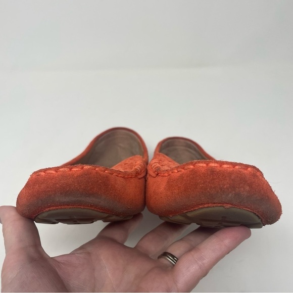 Ugg Leather Flats with Cutout Design – Orange, Size 8.5 - Picture 6 of 9